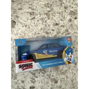 Jada Sonic The Hedgehog 1997 Honda Civic Type R Die-Cast 1:32 Scale New In Box